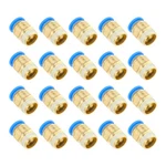 Hihaha Push To Connect Air Fittings 3/8" Male Thread Line Quick Connector.... Fixed Price $27.26.