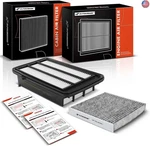 A-premium 2-pc Engine & Cabin Air Filter With Activated Carbon Compatible. Fixed Price $44.69.
