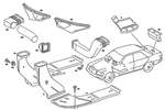 Genuine Mercedes-benz Sun-blind 201-830-02-74. Fixed Price $77.90.