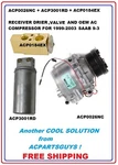 99 01 02 03 Saab 9-3 Sanden A/c Compressor Kit New Trs105 30564620. Fixed Price $529.99.