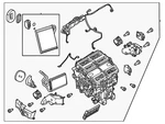 Genuine Nissan Hvac Unit Case Assembly 27110-6rc2a. Fixed Price $732.20.