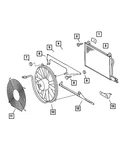 Genuine Mopar Fan Bracket 5119989aa. Fixed Price $28.49.