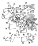 Oem New Mopar 2009-2010 Commander Gr Cherokee Evaporater Upr Housing 68059895aa. Fixed Price $200.29.