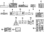 Genuine Mercedes-benz A/c System Information Label 000-817-72-05. Fixed Price $18.00.