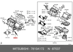 Genuine Oe Pants Air Conditioner Evaporator 7810a172 For Mitsubishi 7810-a172. Fixed Price $10.93.