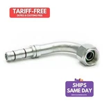 Vintage Air 347300-vur, One Cadmium Aluminum Steel Fitting 90 Degree A/c Hose. Fixed Price $53.86.