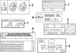 Genuine Toyota A/c System Information Label 88723-06230. Fixed Price $16.74.