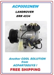 New Land Rover Direct Fit Ac Compressor Trs105 Err 4534 682-58558 3204. Fixed Price $235.99.