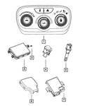 Genuine Mopar Center Stack 1tq78dx9aj. Fixed Price $172.13.