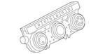 Genuine Volkswagen Dash Control Unit 3cm-907-426-wzu. Fixed Price $208.09.
