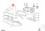 Genuine Bmw 5 Series E39 Sedan Wagon Headlight Repair Kit Oem 63128362435 95-00. Fixed Price $67.42.