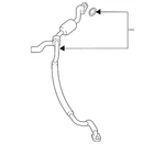 Genuine Nissan A/c Refrigerant Suction Hose 92480-6ca0a. Fixed Price $100.14.