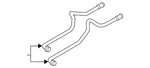Genuine Audi Hvac Heater Hose Outlet Tube 4m1-898-037. Fixed Price $119.07.