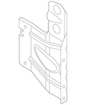 Genuine Audi Outer Bracket 4ke-820-195-r. Fixed Price $47.13.