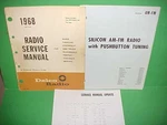 1968 Camaro Corvette El Camino Firebird Gto 442 Delco Am-fm Radio Service Manual. Fixed Price $34.99.