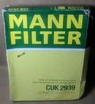 Cuk 2939 Mann-filter Cabin Filter For Select Audi/volkswagen Models. Fixed Price $17.99.