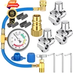 Mudder R134a Refrigerant Recharge Kit Bpv31 Bullet Piercing Valve, Hose White. Fixed Price $40.98.