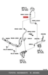 Genuine Oe Pants, Oil Reservoir To Pump, No.1, 4434860370 For Toyota 44348-60370. Fixed Price $40.81.
