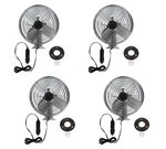 4 Pack 6" Chrome Metal Dash Fan Abp N83 309141 13793, 562.mf612,. Fixed Price $92.99.