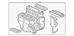 Genuine Honda Hvac Unit Case 79107-sza-305. Fixed Price $287.40.