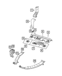 Genuine Mopar Floor Duct 68444877aa. Fixed Price $24.64.