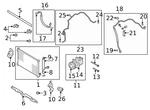 Genuine Nissan A/c Condenser Duct 62822-1vk0a. Fixed Price $71.08.