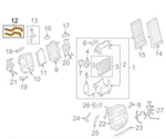 New Audi A4 B8 Heater Core Pipe Set Rhd 8k2898037 2014oem. Fixed Price $66.29.