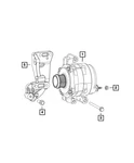 Genuine Mopar Generator Bracket 5281237ab. Fixed Price $108.47.