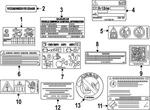 Genuine Mercedes-benz Information Label 9078175200. Fixed Price $20.43.