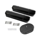 For Pontiac 326 350 389 400 455 Valve Covers & 12" Oval Finned Air Cleaner Black. Fixed Price $283.68.