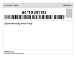 Genuine Bmw Spiral Housing With Flaps 64-11-9-291-192 New. Fixed Price $349.84.