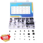 Owofydr 250pcs Tactile Push Button Switch Kit 25 Values. Fixed Price $20.00.