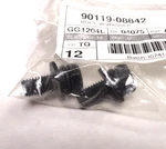 Genuine Toyota 90119-08842 Hex Head Bolt W/washer (pkg Of 2). Fixed Price $13.55.