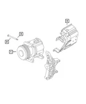 Genuine Mopar Alternator And Compressor Bracket 68476277aa. Fixed Price $42.19.