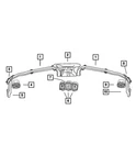 Genuine Mopar Air Conditioning & Heater Outlet Sc91zj8aa. Fixed Price $19.88.