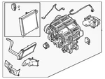 Genuine Nissan Hvac Unit Case Assembly 27110-6rc1d. Fixed Price $657.01.