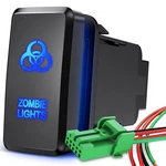 Nilight Zombie Lights Push Button Switch 12v On Off With Connector Wire. Fixed Price $9.99.