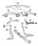 Genuine Mopar A/c Outlet Duct 68214145ac. Fixed Price $39.75.