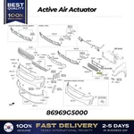 Genuine Active Air Actuator 86969g5000 For Kia Niro. Fixed Price $124.00.