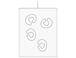 Genuine Volkswagen Heater Core Gasket Set 3qf-815-155. Fixed Price $1.55.