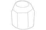 Genuine Toyota A/c Service Valve Cap 88375-0e020. Fixed Price $18.90.