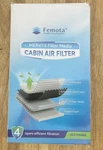 Femota Car Cabin Air Filter # Hcf10548s 4 New Erv13 Media. Fixed Price $11.00.