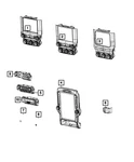 Genuine Mopar Center Stack 68502157aa. Fixed Price $103.04.