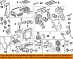 Gm Oem 11-16 Elr Evaporator Heater Components-air Inlet Case 20897783. Fixed Price $74.42.