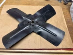 1957 Chevy 150/210/b/a Nomad 4 Blade 17 1/2" Fan 15561148 Dated J 8 6. Fixed Price $45.00.