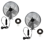 2 Pack 6" Chrome Metal Dash Fan Abp N83 309141 13793, 562.mf612,. Fixed Price $50.99.