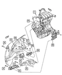 Genuine Mopar Torque Reaction Bracket 5085226ab. Fixed Price $39.00.