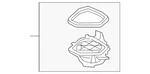 Genuine Ford Hvac Air Inlet Housing 8l8z-19a618-b. Fixed Price $30.24.
