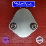 Aluminum Fuel Pump Block-off Plate 1/8in Amc Jeep 258 Inline 6 Cylinder Cj5 Cj7. Fixed Price $12.00.