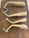 Mercedes W116 Set L+r Front / Rear Armrest Door Handle Panel Cream Beige. Fixed Price $165.00.